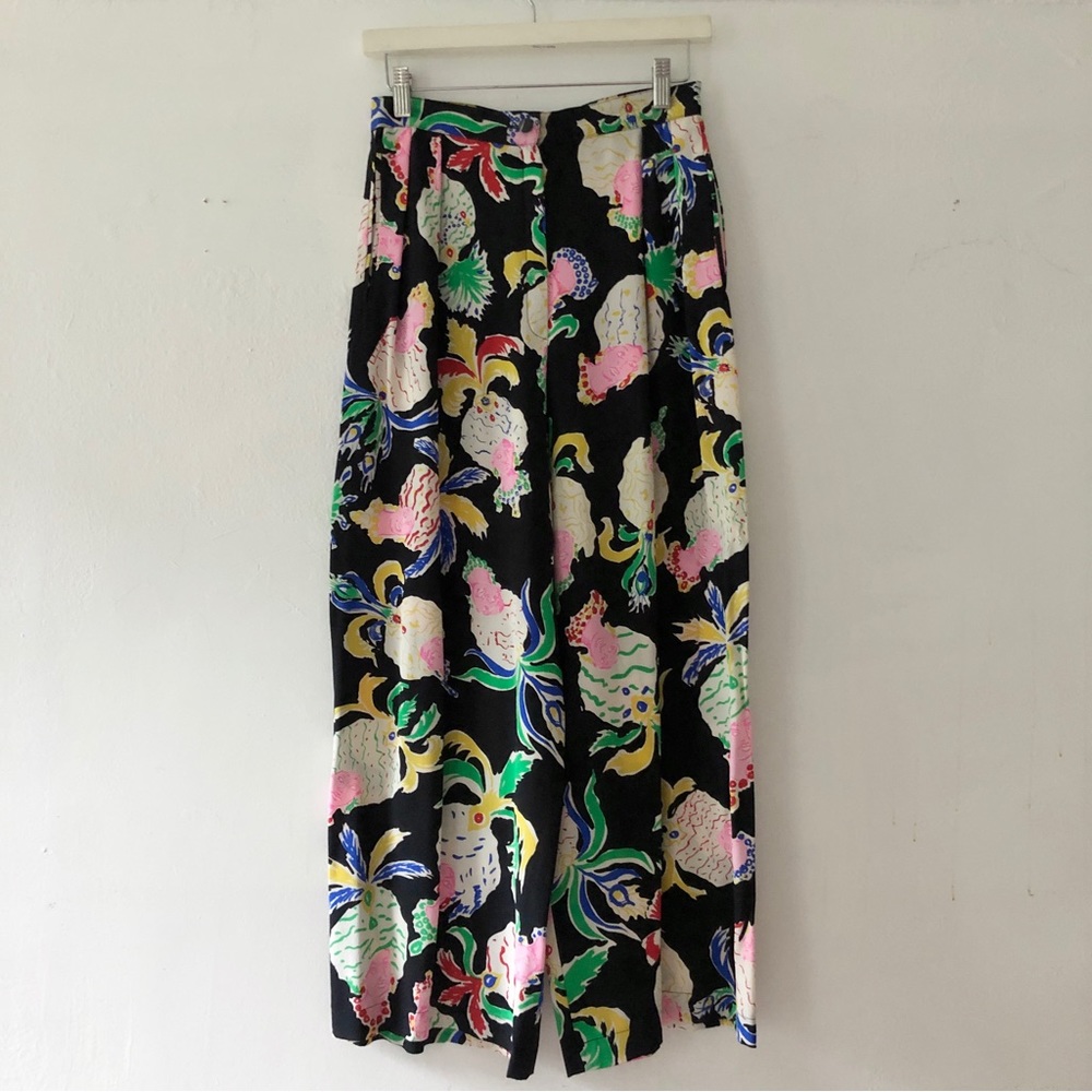 Vintage 80s UNGARO High Waisted Pleated Pant (Part of Co-ord Set)